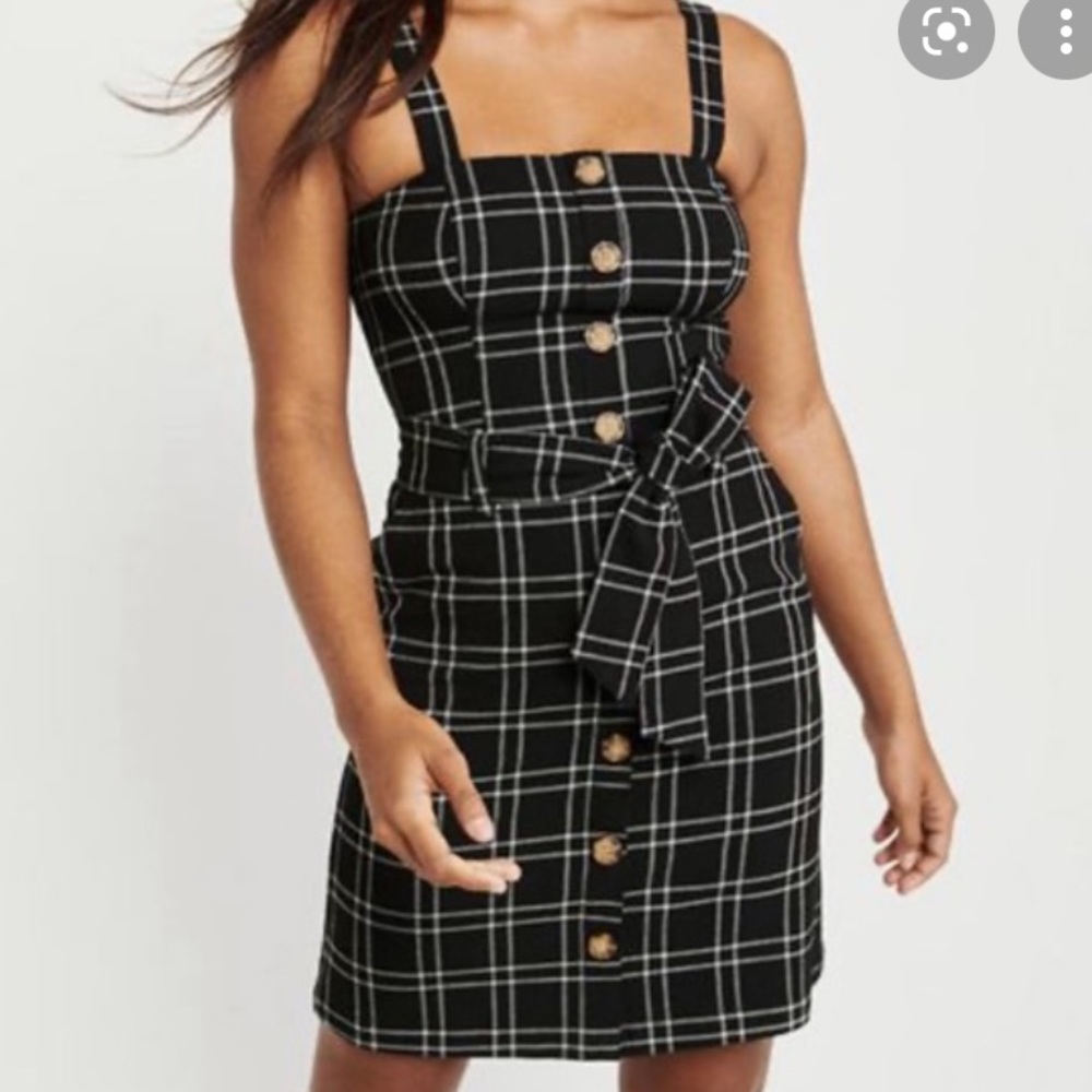 Abercrombie Plaid mini dress
